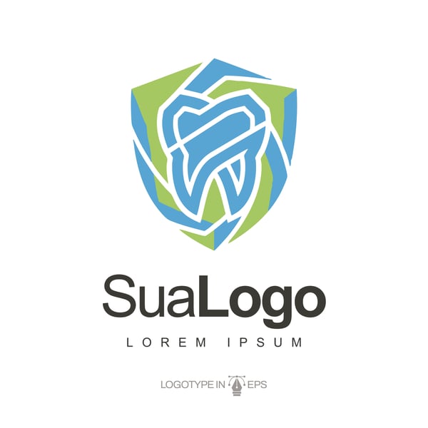 LOGOTIPO DENTISTA VETOR AI EPS EDITÁVEL 1