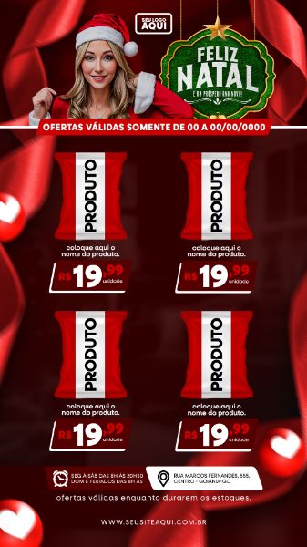 STORY | TABLÓIDE | FOLHETO | FELIZ NATAL | PSD EDITÁVEL