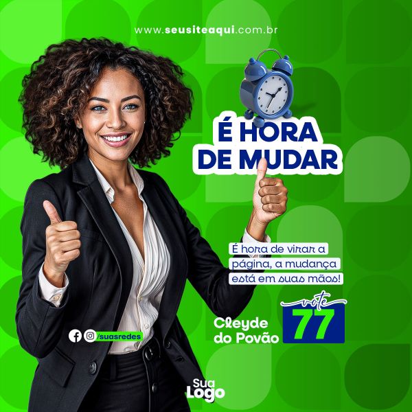 FEED QUADRADO - CAMPANHA POLITICA - SOCIAL MEDIA | PSD EDITÁVEL