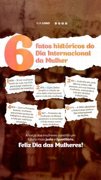 DIA DA MULHER MULHERES STORIE