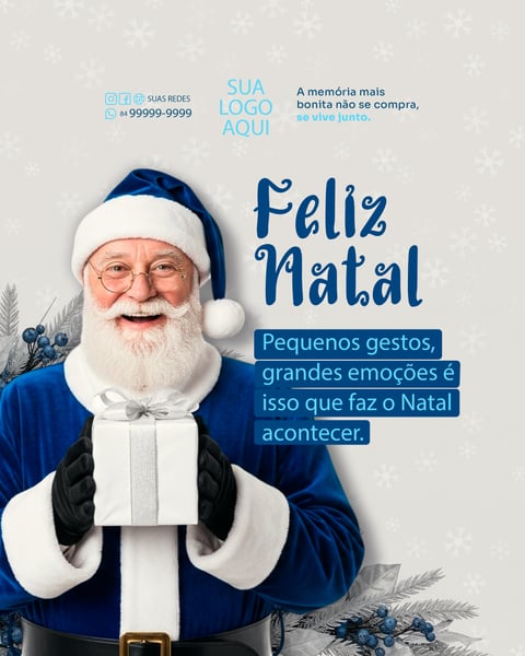 FELIZ NATAL SOCIAL MEDIA PSD EDITÁVEL 3