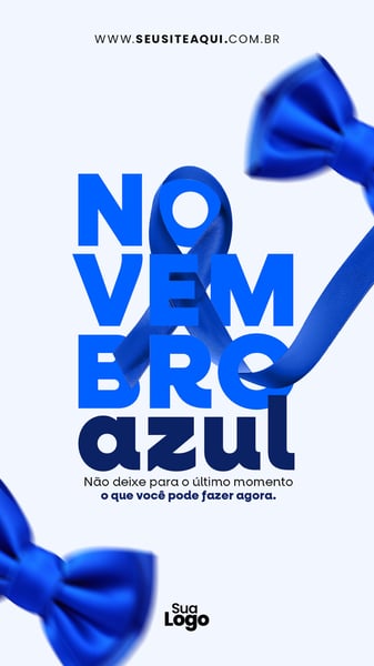 STORY NOVEMBRO AZUL SOCIAL MEDIA