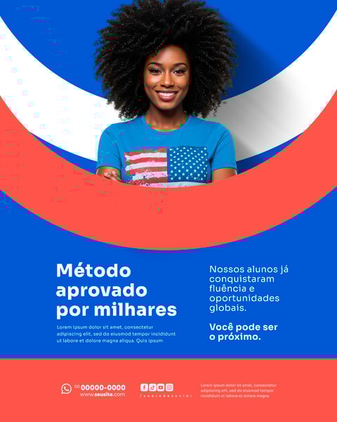 ESCOLA DE INGLÊS SOCIAL MEDIA PSD EDITÁVEL 2