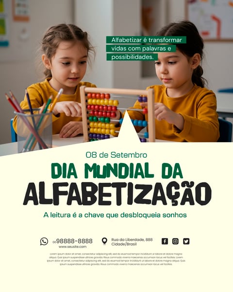 8 DE SETEMBRO DIA MUNDIAL DA ALFABETIZAÇÃO 8