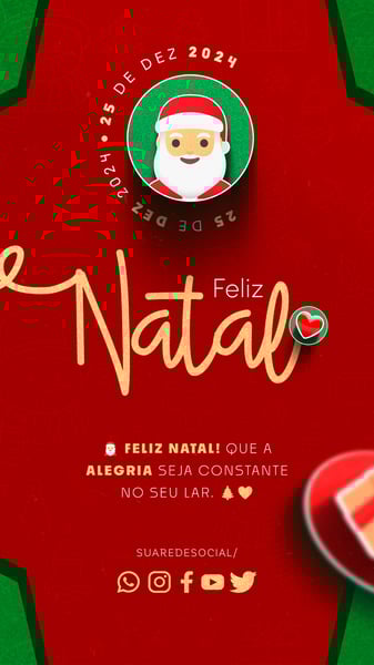 NMP SOCIAL MEDIA FELIZ NATAL STORY FELIZ NATAL! QUE A ALEGRIA SEJA CONSTANTE NO SOU LAR