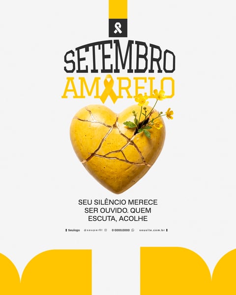 CAMPANHA SETEMBRO AMARELO FLYER SOCIAL MEDIA 3