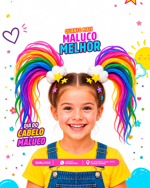 DIA DO CABELO MALUCO 1