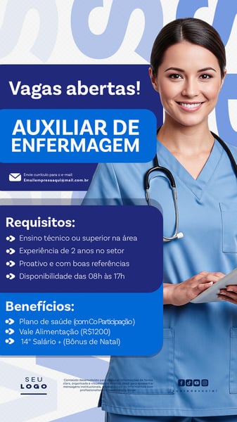 RECRUTAMENTO EMPREGO TEMOS VAGAS ABERTAS CONTRATAÇÃO STORY SOCIAL MEDIA PSD EDITÁVEL 14