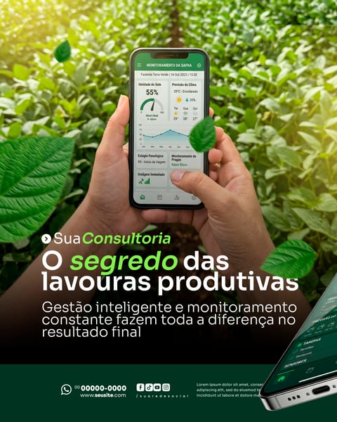 Consultoria AGRONEGÓCIO SOCIAL MEDIA PSD EDITÁVEL 5