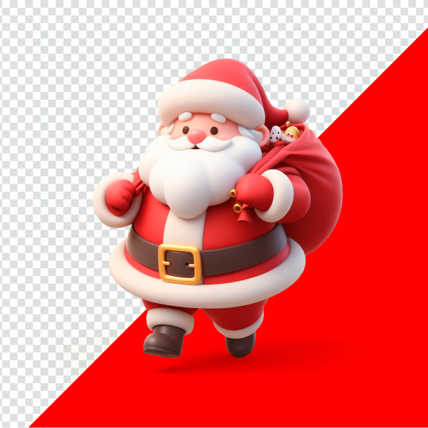 IMAGEM DE PAPAI NOEL SEM FUNDO