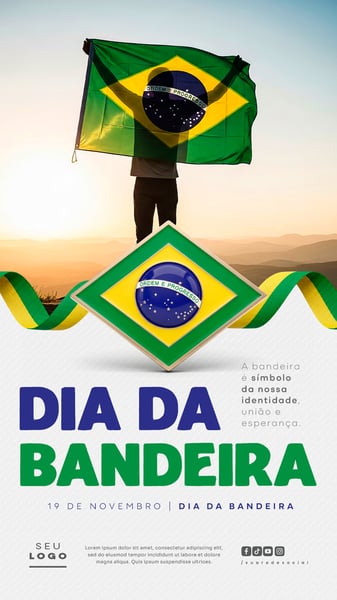 DIA DA BANDEIRA 19 DE NOVEMBRO STORY SOCIAL MEDIA PSD EDITÁVEL (3)