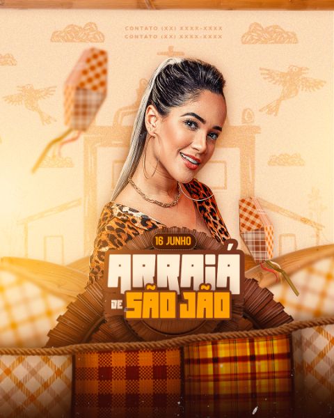 FLYER ARRAIÁ DE SÃO JOÃO FEED