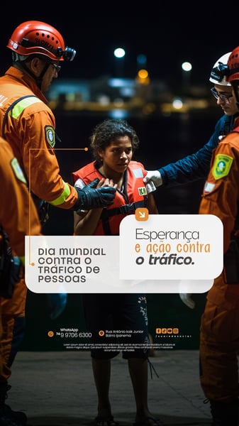 30 DE JULHO - DIA MUNDIAL CONTRA O TRÁFICO DE PESSOAS - FLYER SOCIAL MEDIA PSD EDITÁVEL