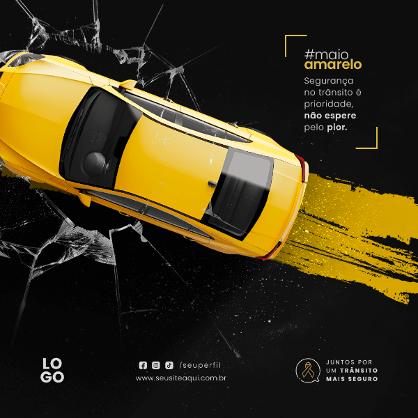MAIO AMARELO - JUNTOS POR UM TRANSITO MAIS SEGURO