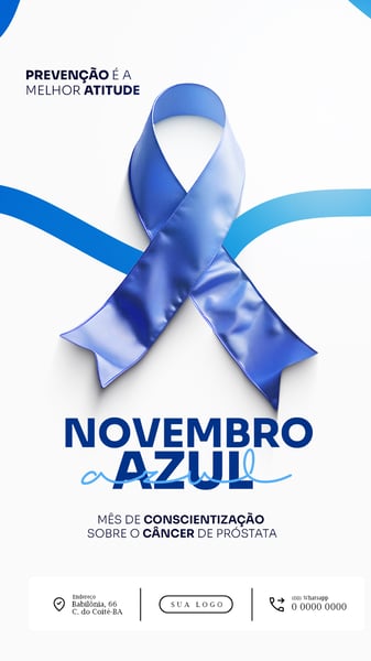 FLYER NOVEMBRO AZUL CONSCIENTIZAÇÃO SAÚDE MASCULINA PSD EDITÁVEL (5)