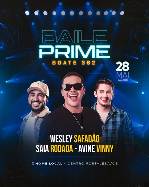 FLYER EVENTO - BAILE PRIME - FEED 3