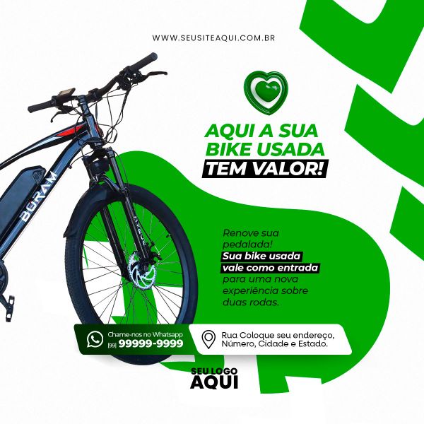 BICICLETARIA - SOCIAL MEDIA - BIKE - PSD EDITÁVEL