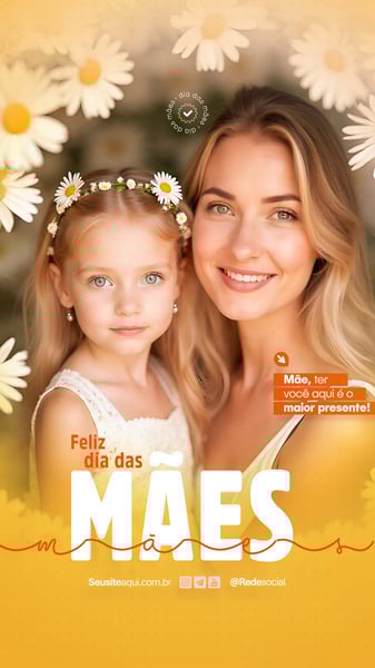 DIA DAS MÃES SOCIAL MEDIA PSD EDITÁVEL