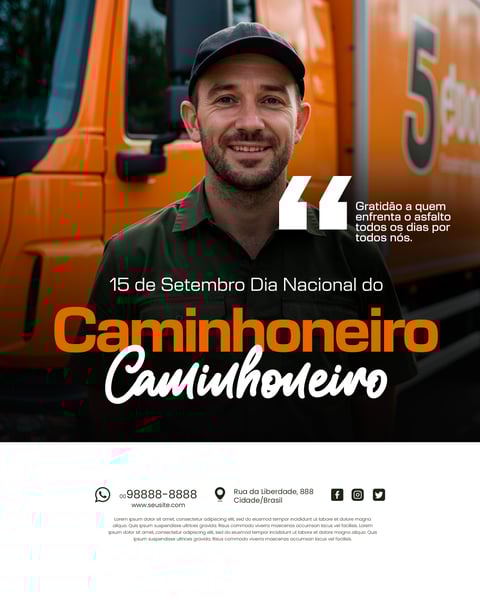 16 de setembro dia nacional do caminhoneiro