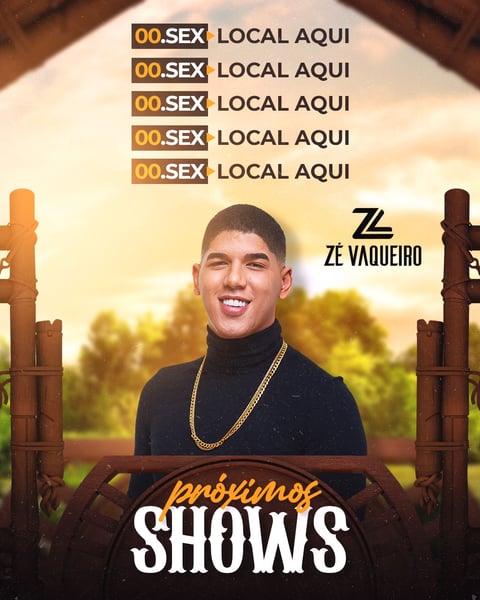 FLYER AGENDA SEMANAL PSD - ZE VAQUEIRO FEED