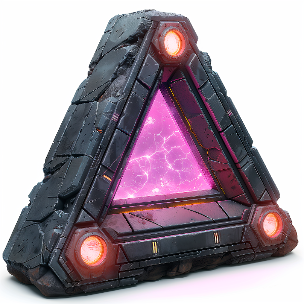 ELEMENTO 3D FUTURISTA | COM LUZES NEON | IMAGEM