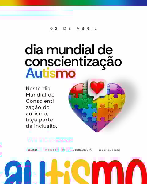 DIA DO AUTISMO FLYER SOCIAL MEDIA 11