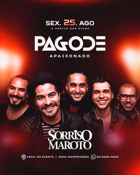 NNN FLYER SHOW, PAGODE APAIXONADO, ARTISTAS E EVENTOS
