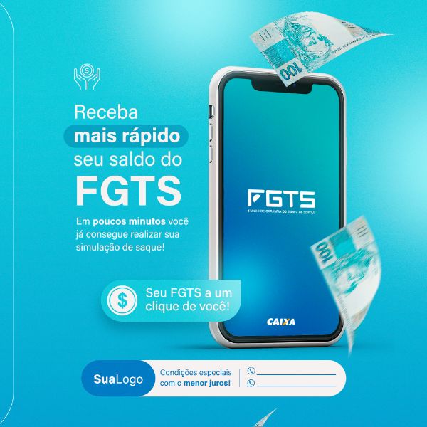 FGTS SAQUE ANIVERSÁRIO SOCIAL MEDIA POST FEED