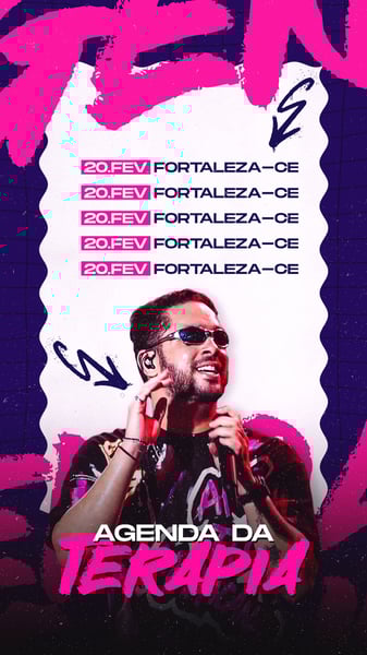 FLYER AGENDA SEMANAL PSD - TERAPIA HENRY FREITAS STORIES