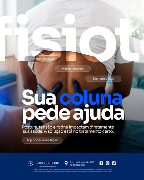 FISIOTERAPIA SOCIAL MEDIA PSD EDITÁVEL 4