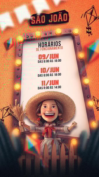 POST HORÁRIO DE FUNCIONAMENTO STORIES