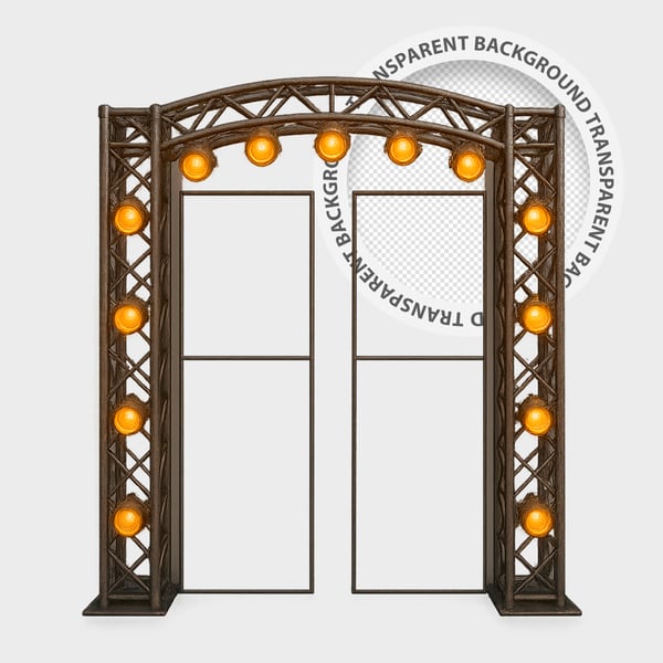 ESTRUTURAS DE PALCO E ILUMINAÇÃO - PNG FUNDO TRANSPARENTE