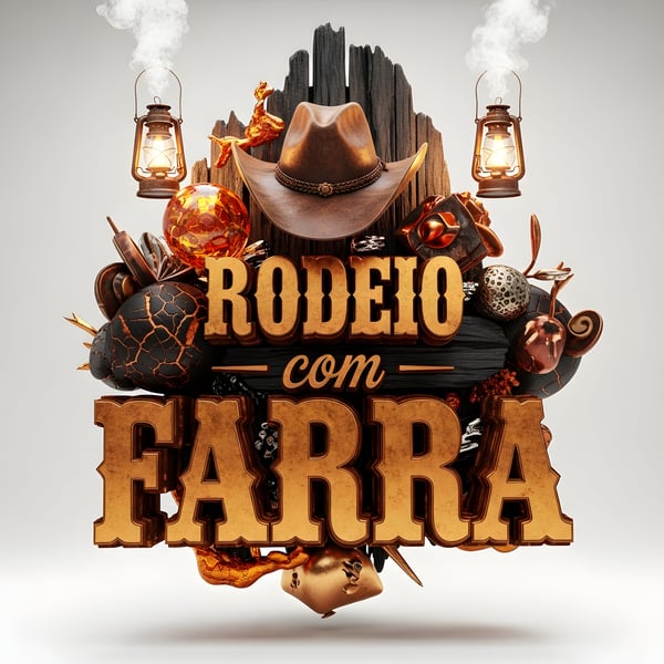 SELO 3D SERTANEJO RODEIO COM FARRA 05