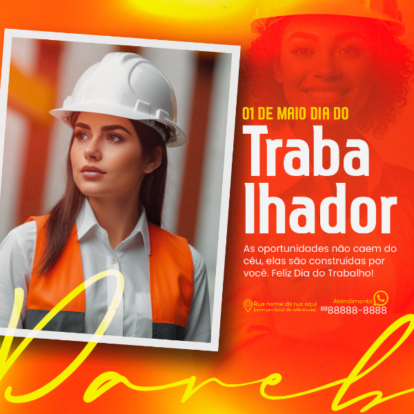 01 DE MAIO DIA DO TRABALHADOR