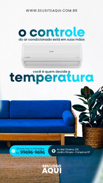 STORY - MANUTENÇÃO DE AR CONDICIONADO | SOCIAL MEDIA | PSD EDITÁVEL