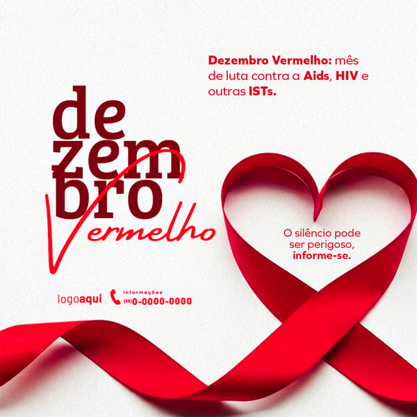 DEZEMBRO VERMELHO MÊS DE LUTA CONTRA A AIDS, HIV E OUTRAS ISTS4