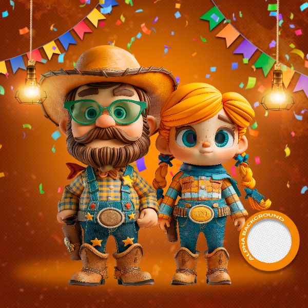 MASCOTES DE FESTA JUNINA MODELO 189