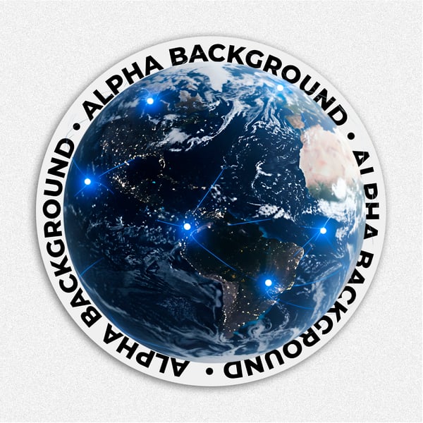 PLANETA TERRA COM LUZES AZUIS1