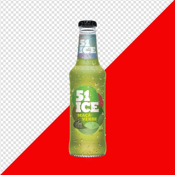 EDF 51 ICE MAÇÃ VERDE PNG TRANSPARENTE SEM FUNDO