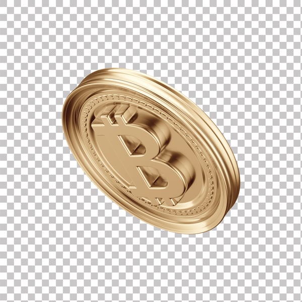 DIV ASSET 3D DE CRIPTOMOEDAS BITCOIN COM FUNDO BRANCO ISOLADO (3)