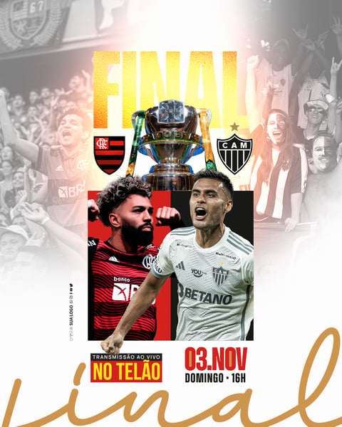 SOCIAL MEDIA - FINAL COPA DO BRASIL 2024 - FLAMENGO X ATLÉTICO MG ...