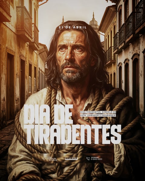 DIA DE TIRADENTES 21 DE ABRIL SOCIAL MEDIA PSD EDITÁVEL 5