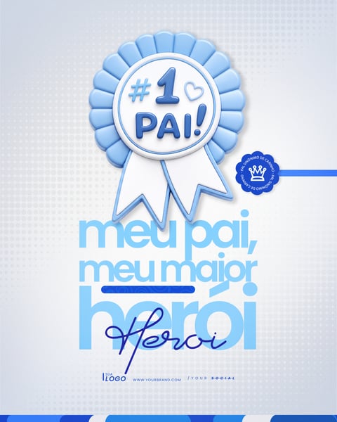 FELIZ DIA DOS PAIS AGOSTO SOCIAL MEDIA PSD EDITÁVEL 15