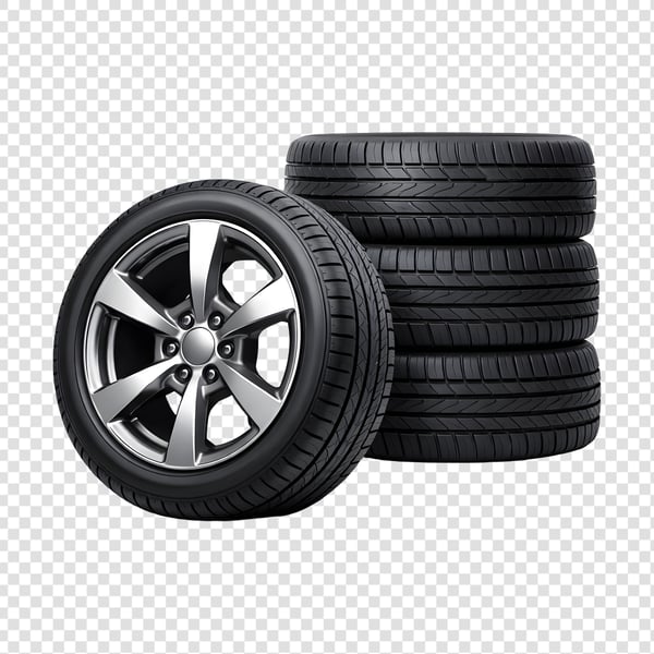 PNEUS DE CARROS COM AROS 01