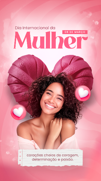 SOCIAL MEDIA DIA INTERNACIONAL DA MULHER