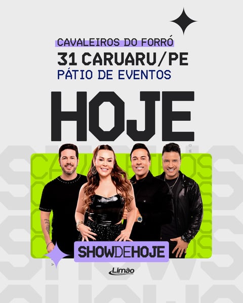 HOJE 31MAI - CAVALEIROS DO FORRÓ
