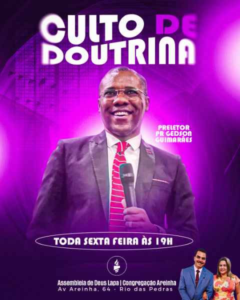 FLYER CULTO DE DOUTRINA