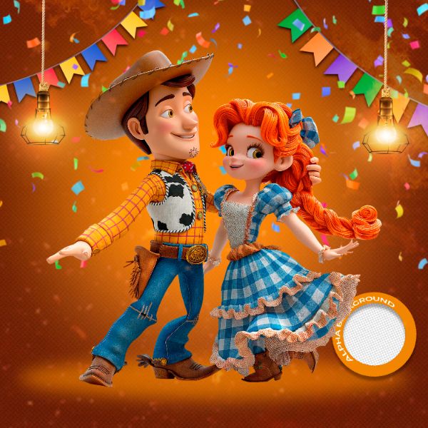 MASCOTES DE FESTA JUNINA MODELO 216