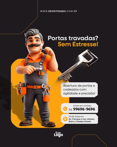 Post Feed Vertical - Chaveiro - Social Media