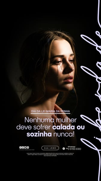 IMI 07 DE AGOSTO - DIA DA LEI MARIA DA PENHA - FLYER SOCIAL MEDIA PSD EDITÁVEL (1)